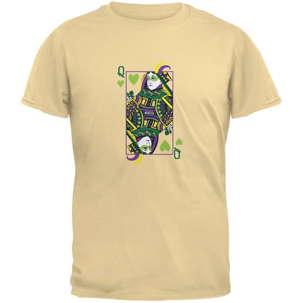 Mardi Gras Queen of Hearts Men's T-Shirt - Fun Carnival Costume & Party Outfit for King's Day Celebrations