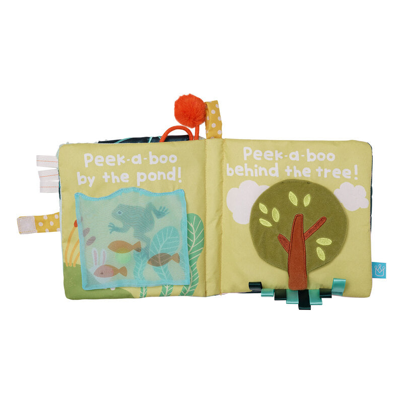 Fairytale Peek a Boo Soft Fabric Baby Book - Interactive Sensory Toy for Early Learning & Toddler Development | Perfect for Bedtime Stories & Playtime