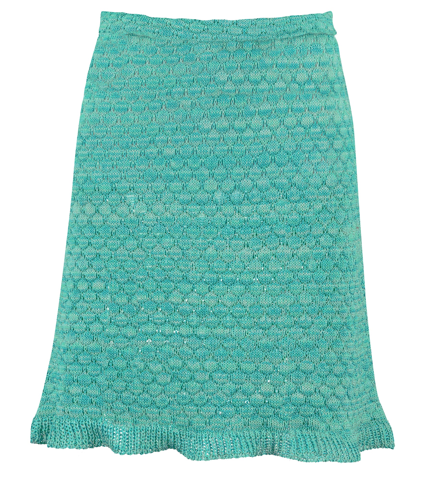 Aqua Scale Skirt - Trendy Fish Scale Design Midi Skirt for Women | Perfect for Beach Vacations, Summer Outfits & Boho Fashion