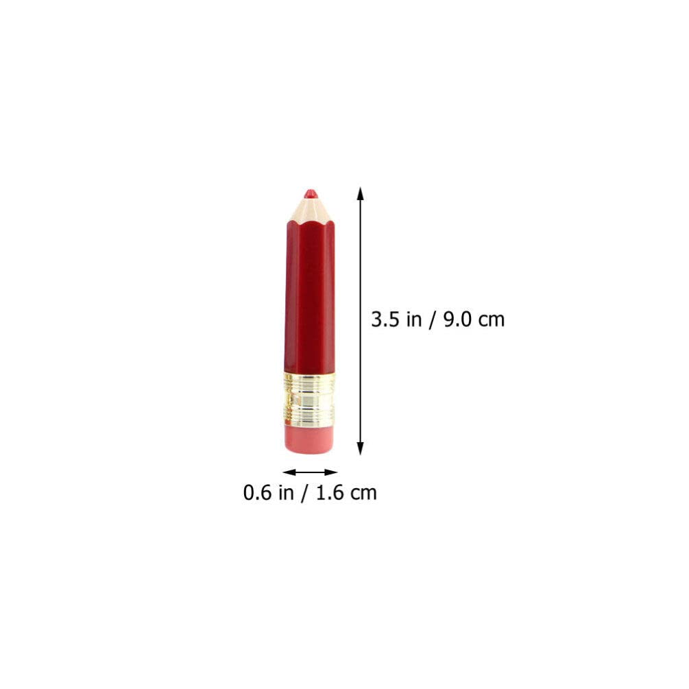 EXCLUZO 20Pcs Empty Refillable Lip Gloss Tubes - Pencil Shaped Mini Lip Gloss Containers for DIY Cosmetics, Lipstick Samples (Perfect for Women & Girls) - Ideal for Makeup Artists, Beauty Salons, and Personal Lip Care Routines