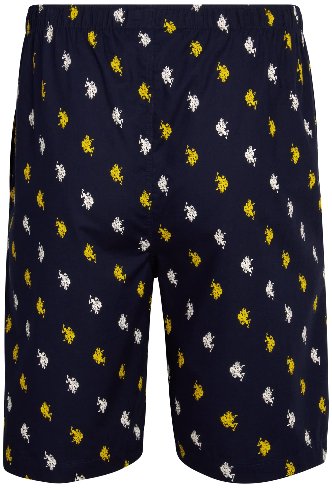 U.S. Polo Assn. Men's Pajama Shorts - Breathable Woven Sleep & Lounge Shorts for Summer Nights, Travel & Relaxation at Home