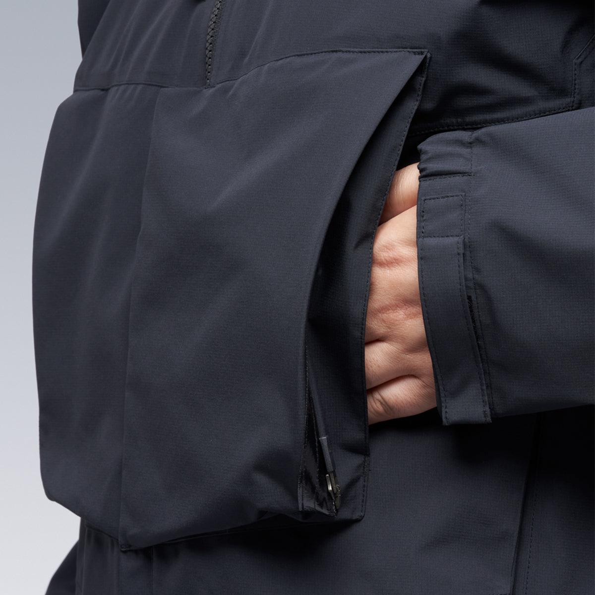 ACRONYM J96-GT Black Waterproof Windproof Jacket - High-Performance Streetwear for Urban Commuting & Outdoor Adventures