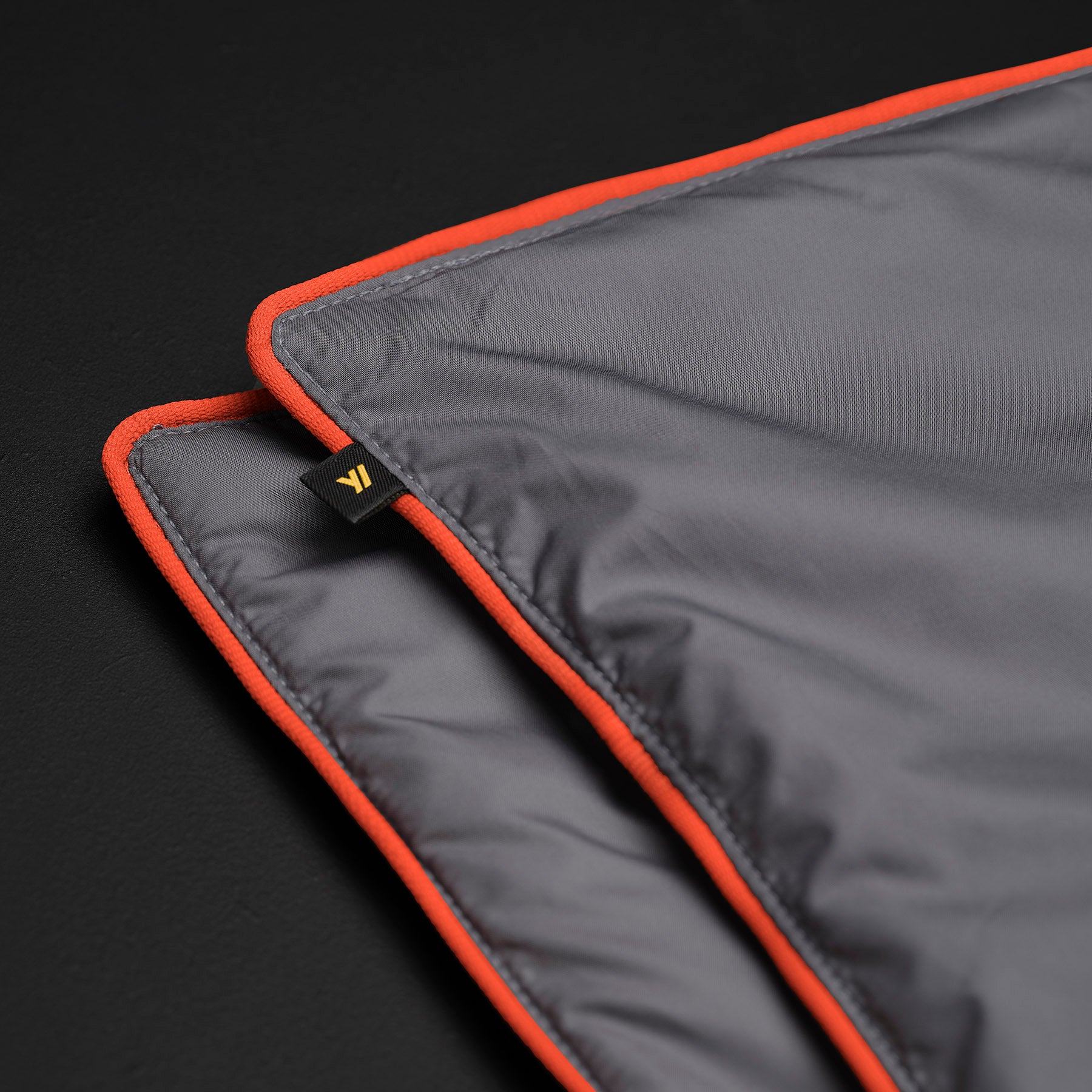 YOSEMITE Quilted Blanket - Soft & Cozy Reversible Throw for Bed, Couch, or Travel - Arsenic/Orange - Perfect for Winter, Camping, and Home Decor
