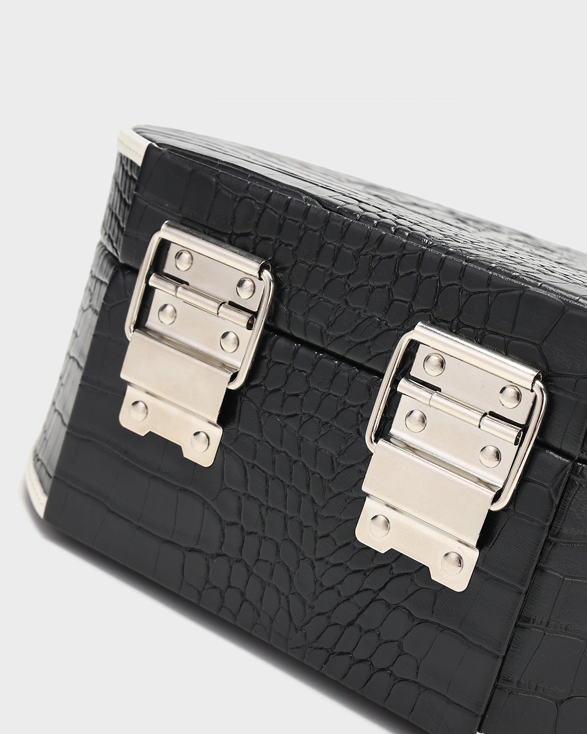 Black Croc Orb Bag - Stylish & Durable Crossbody Purse for Women | Perfect for Everyday Use, Travel & Shopping