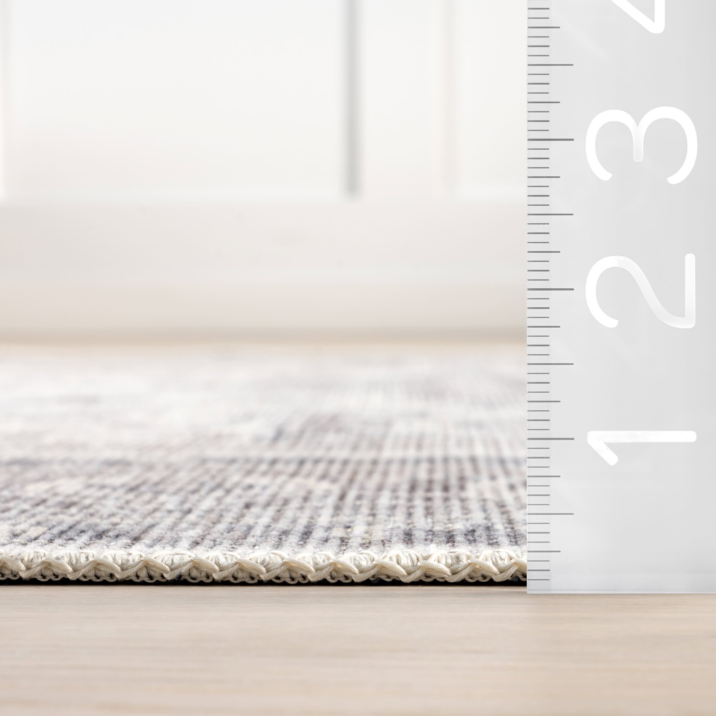 Ana Medallion Washable Rug - Soft & Durable Beige Area Rug for Living Room, Bedroom, or Nursery | Easy to Clean & Stain Resistant