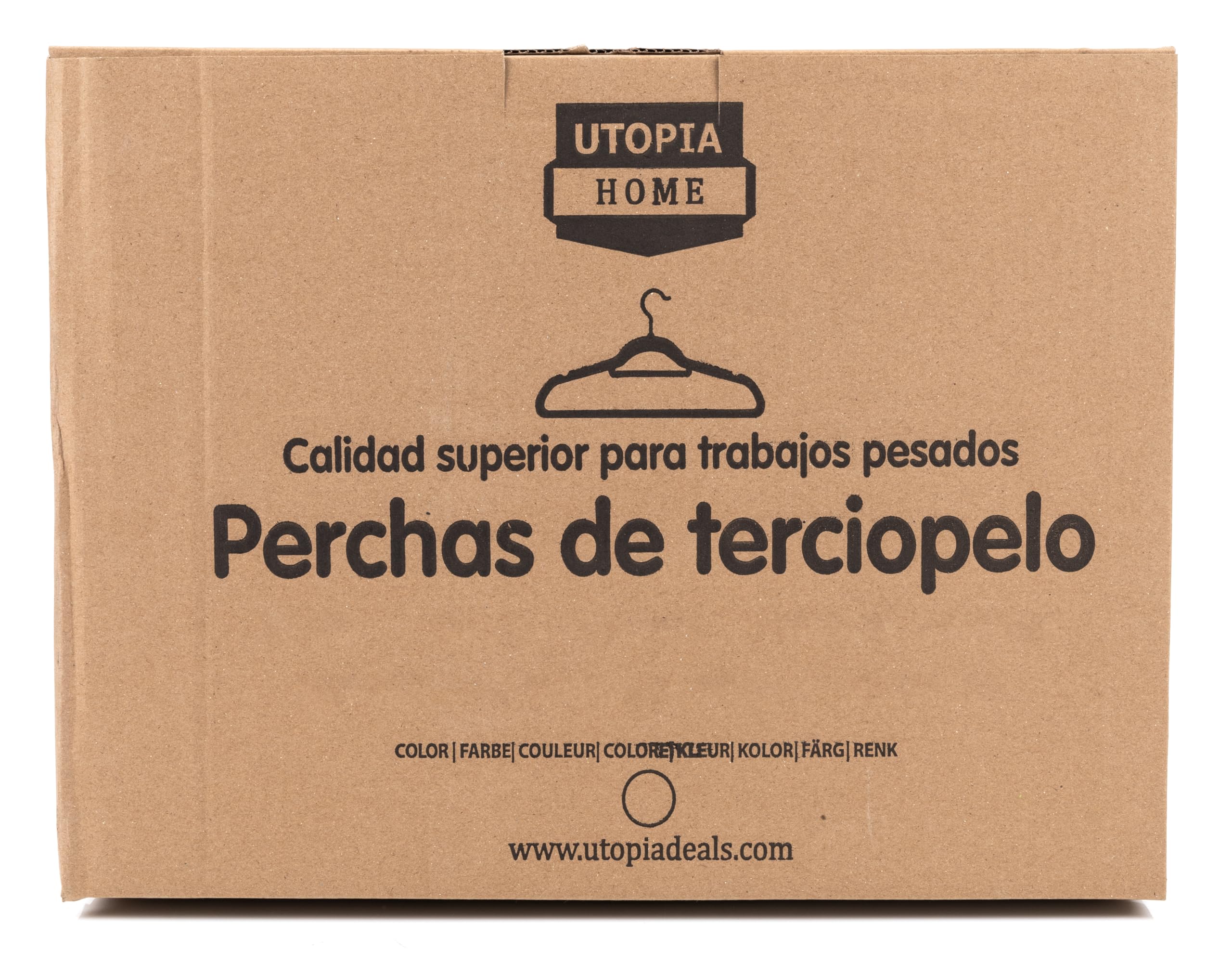 Utopia Home 50-Pack Premium Velvet Non-Slip Clothes Hangers with Tie Bar - 360° Rotatable Heavy Duty Coat Hangers (Grey) - Perfect for Closet Organization, Travel & Delicate Garment Care