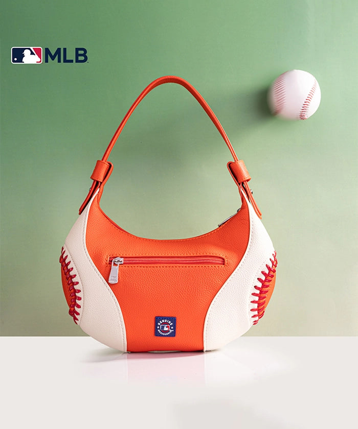 MLB Houston Astros Team Hobo Bag - Official Licensed Baseball Shoulder Bag for Women & Men - Perfect for Game Day, Travel & Casual Outings