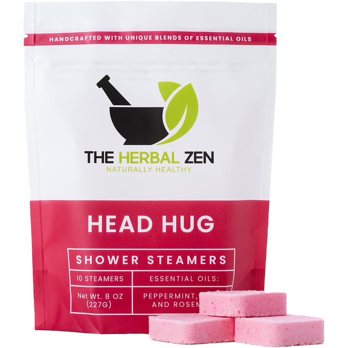 Aromatherapy Head Hug Shower Steamers for Stress Relief - Essential Oil Infused Shower Bombs for Women & Men, Made in USA - Perfect Spa Gift for Christmas, Birthdays & Self-Care Relaxation at Home