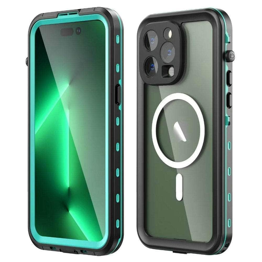IP68 Waterproof iPhone 14 Pro Case with MagSafe - Shockproof Diving Protection for Swimming, Snorkeling & Outdoor Adventures