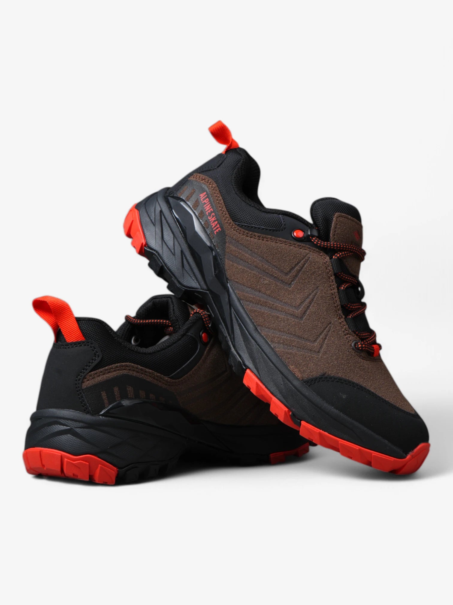 Alpine Skate Ajanta Brown Orange Sneakers - Comfortable & Stylish Skate Shoes for Men & Women - Perfect for Skateboarding, Casual Wear & Outdoor Activities