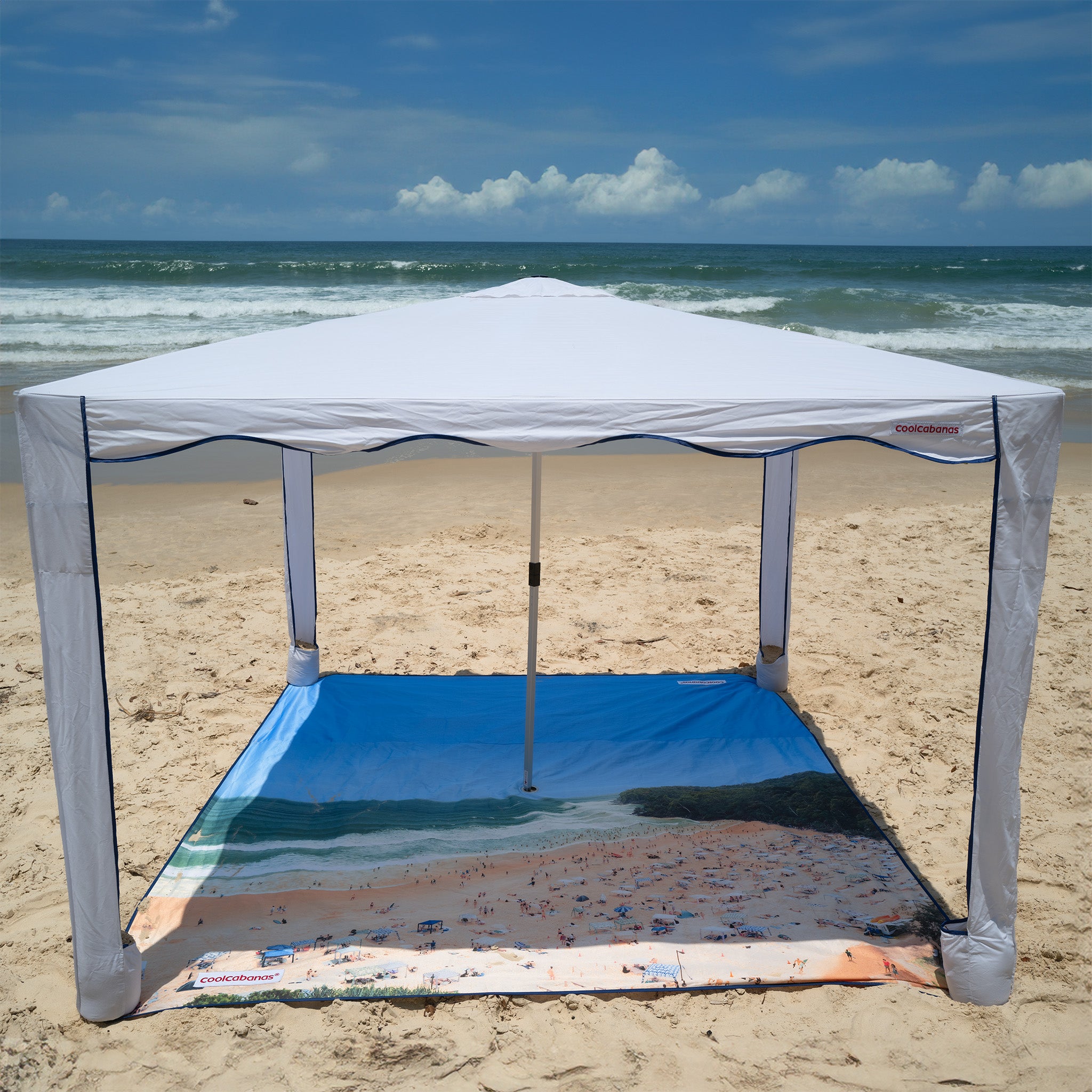 Premium Waterproof Beach Mat - Large Sandproof Picnic Blanket for Outdoor, Camping & Travel | Perfect for Beach, Park, Poolside & Backyard Relaxation