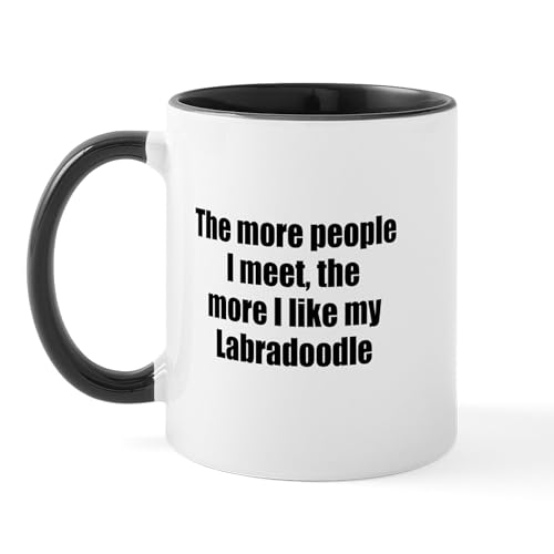 White/Black Inside - Labradoodle Mug