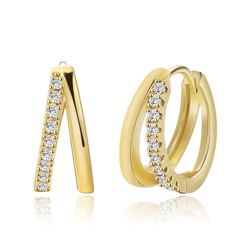 1cz hoop earrings