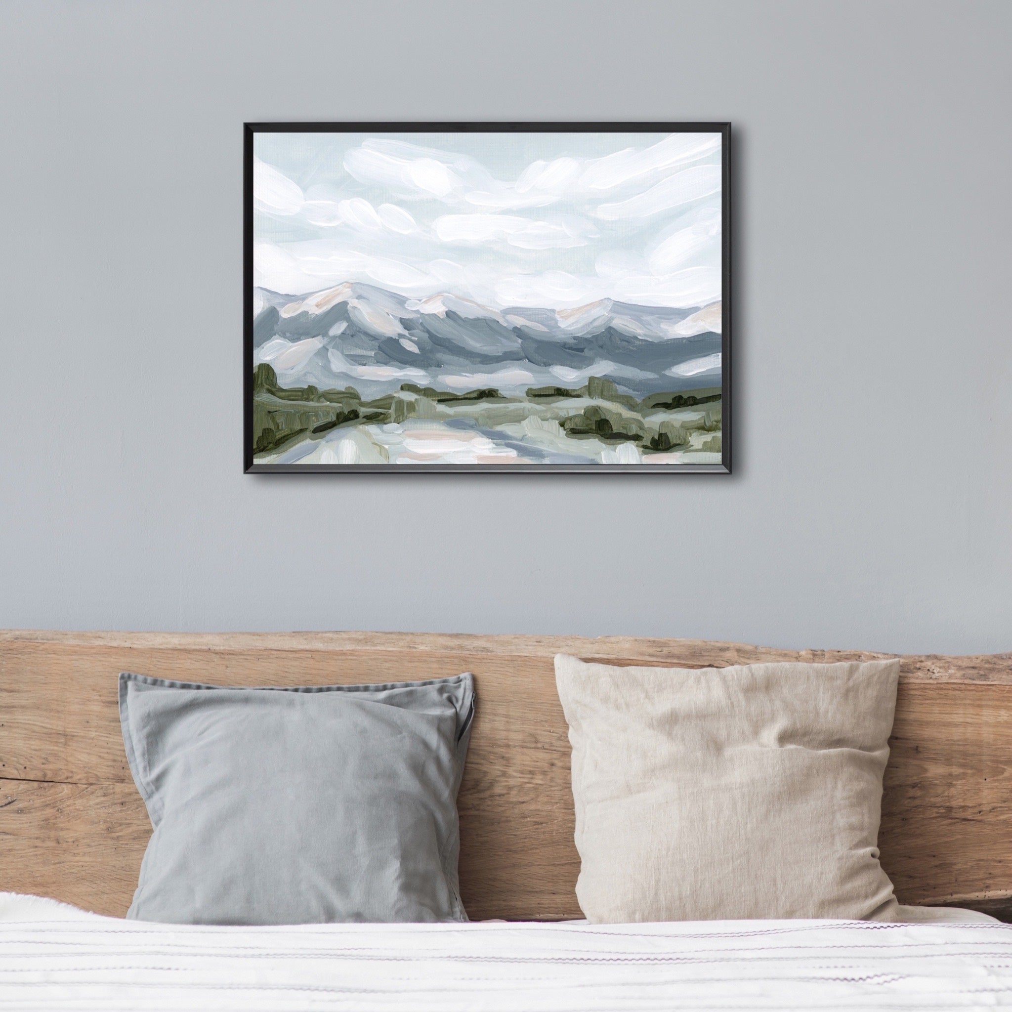 Breckenridge Art Print - Stunning Mountain Landscape Wall Decor for Living Room, Bedroom & Office | Premium Canvas Artwork for Home & Office Decor