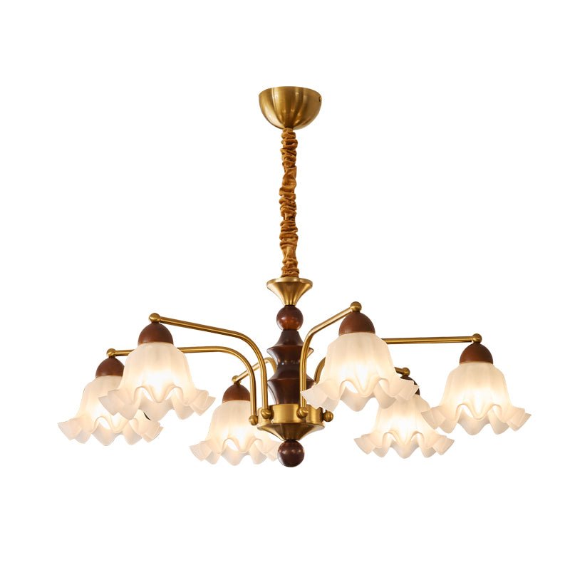Walnut Color & Gold & White