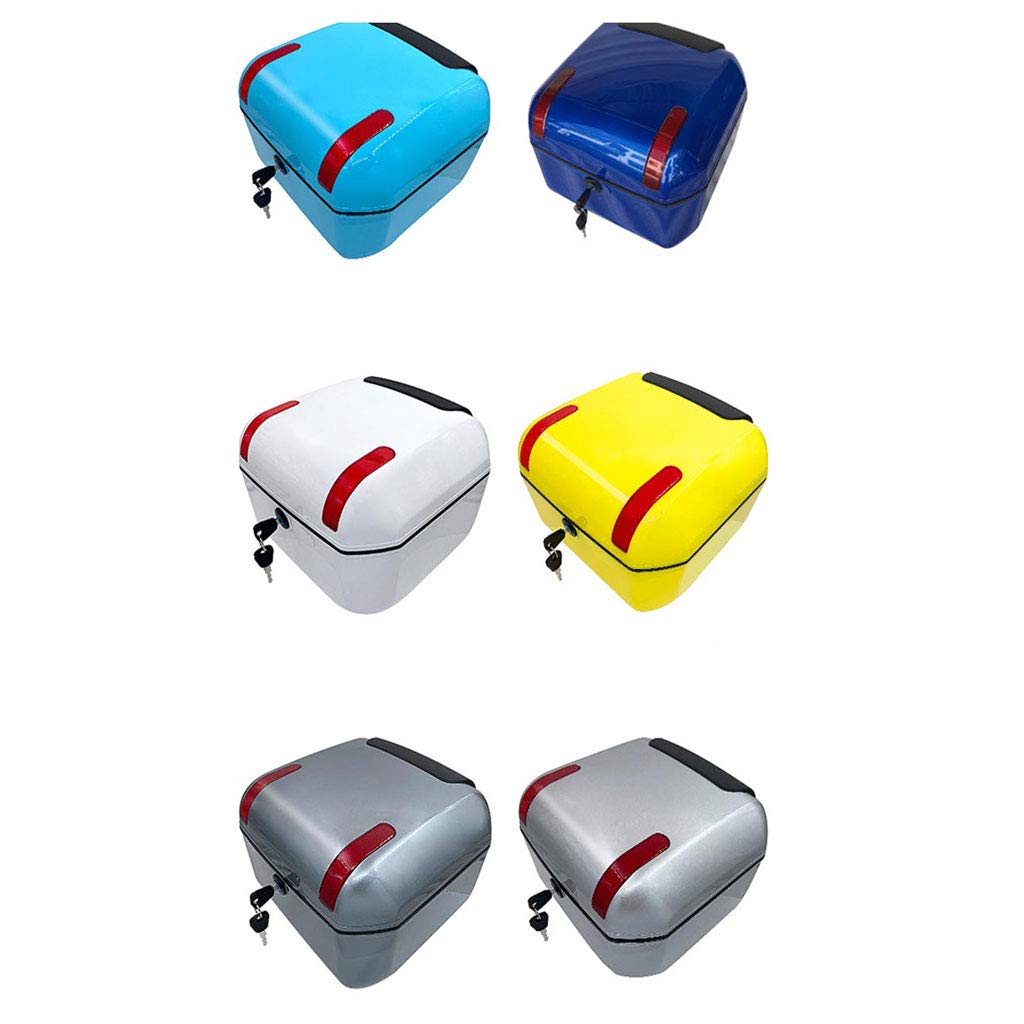 Premium ABS Motorcycle Trunk Luggage Storage Box - Large Capacity, Waterproof, Anti-Impact & Scratch Resistant - Durable Motorbike Travel Accessory for Commuting, Touring & Road Trips