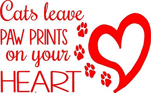 Cat Paw Print Wall Decal - 20