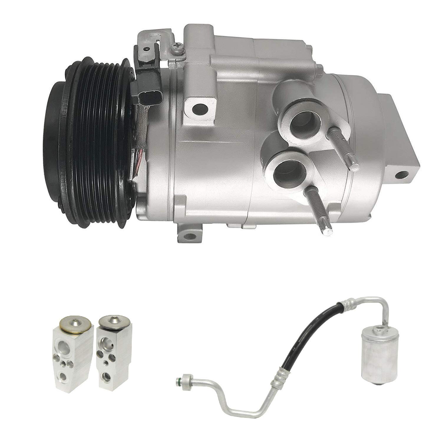 RYC Automotive A/C Compressor & Clutch Kit - Compatible with KT DF75 Models | High-Performance Air Conditioning System Replacement for Cars & Trucks | Perfect for Summer Driving & Road Trips