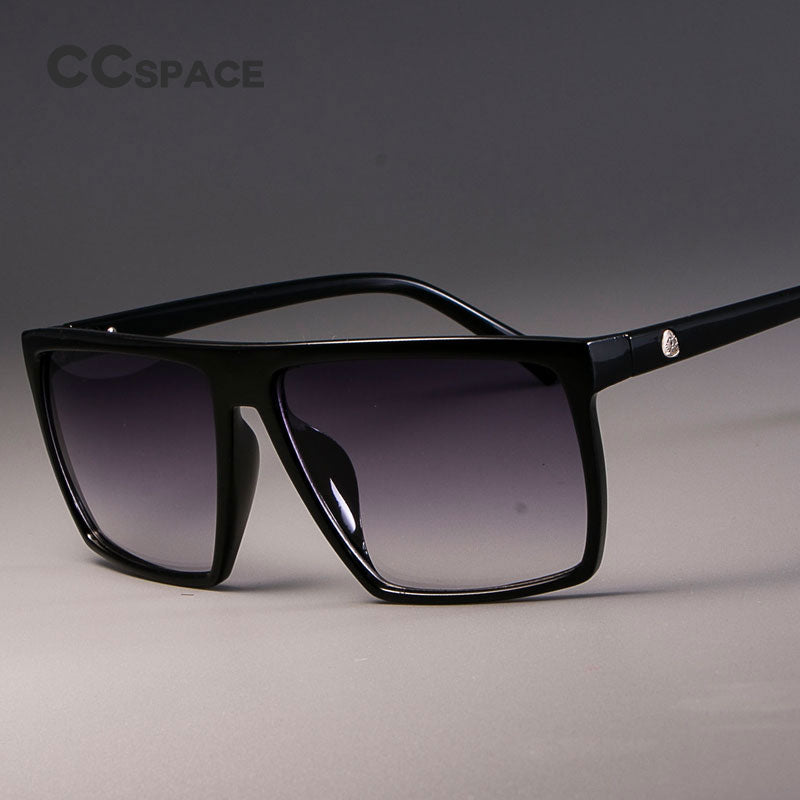CCspace Unisex Steampunk Square Sunglasses - Acetate Full Rim Frame for Men & Women - Perfect for Cosplay, Halloween, and Vintage Fashion Outfits