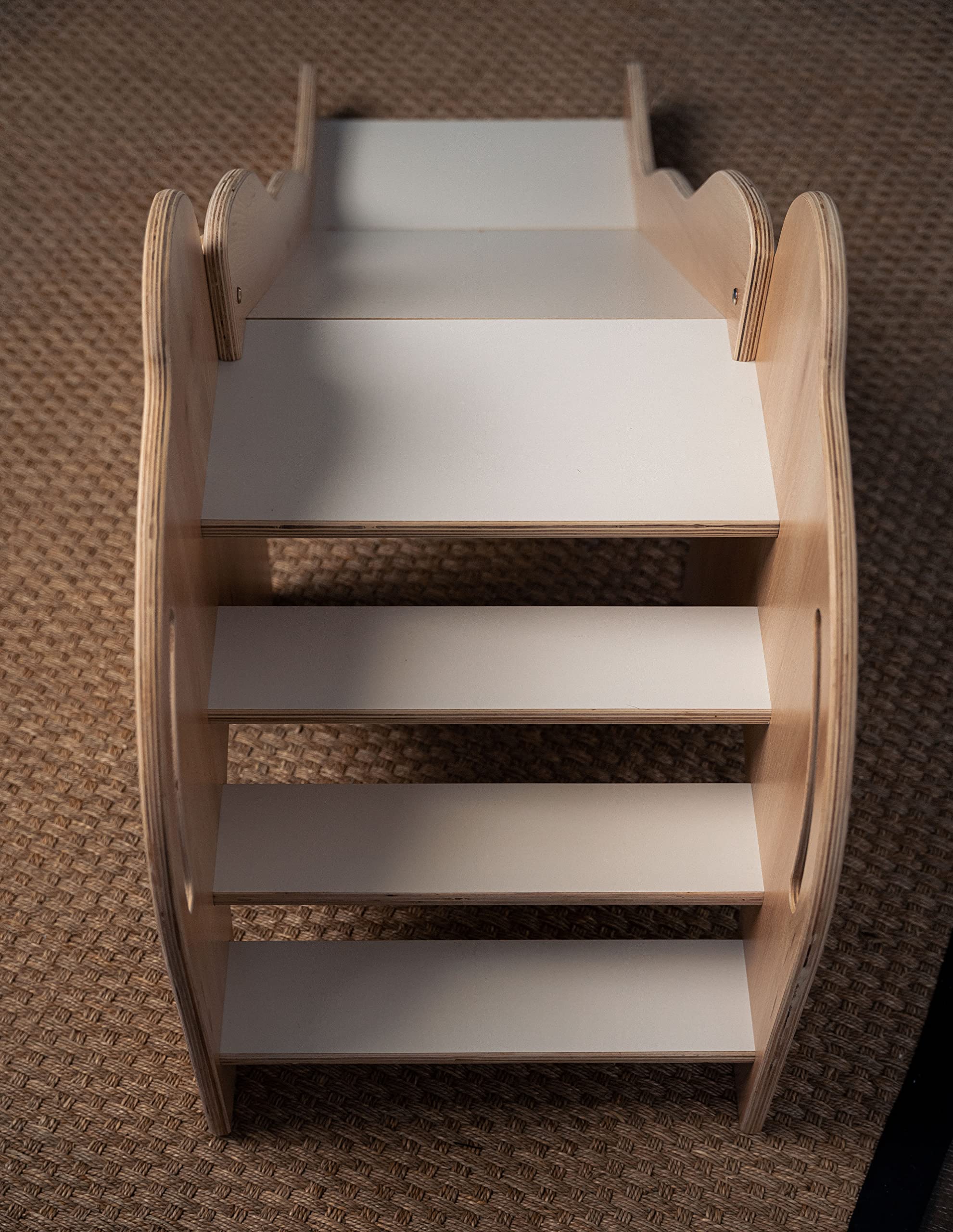 Avenlur Nima Indoor Slide for Toddlers - Elephant Shaped Montessori & Waldorf Style Kids Slide - Safe Sturdy Slide for 1-5 Year Olds - Develop Motor Skills & Balance - Perfect for Playrooms, Daycares & Indoor Play Spaces