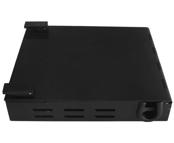 12-Port Wall Mount Fiber Patch Panel with 1 Splice Holder - Compact Indoor Optical Fiber Organizer for Home & Office Network Setup