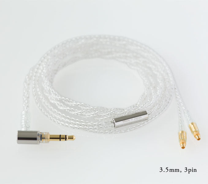 Final Audio C081 Straight MMCX Silver Coated Cable - High-Quality Audio Upgrade for IEMs | Perfect for Audiophiles, Musicians & Studio Use