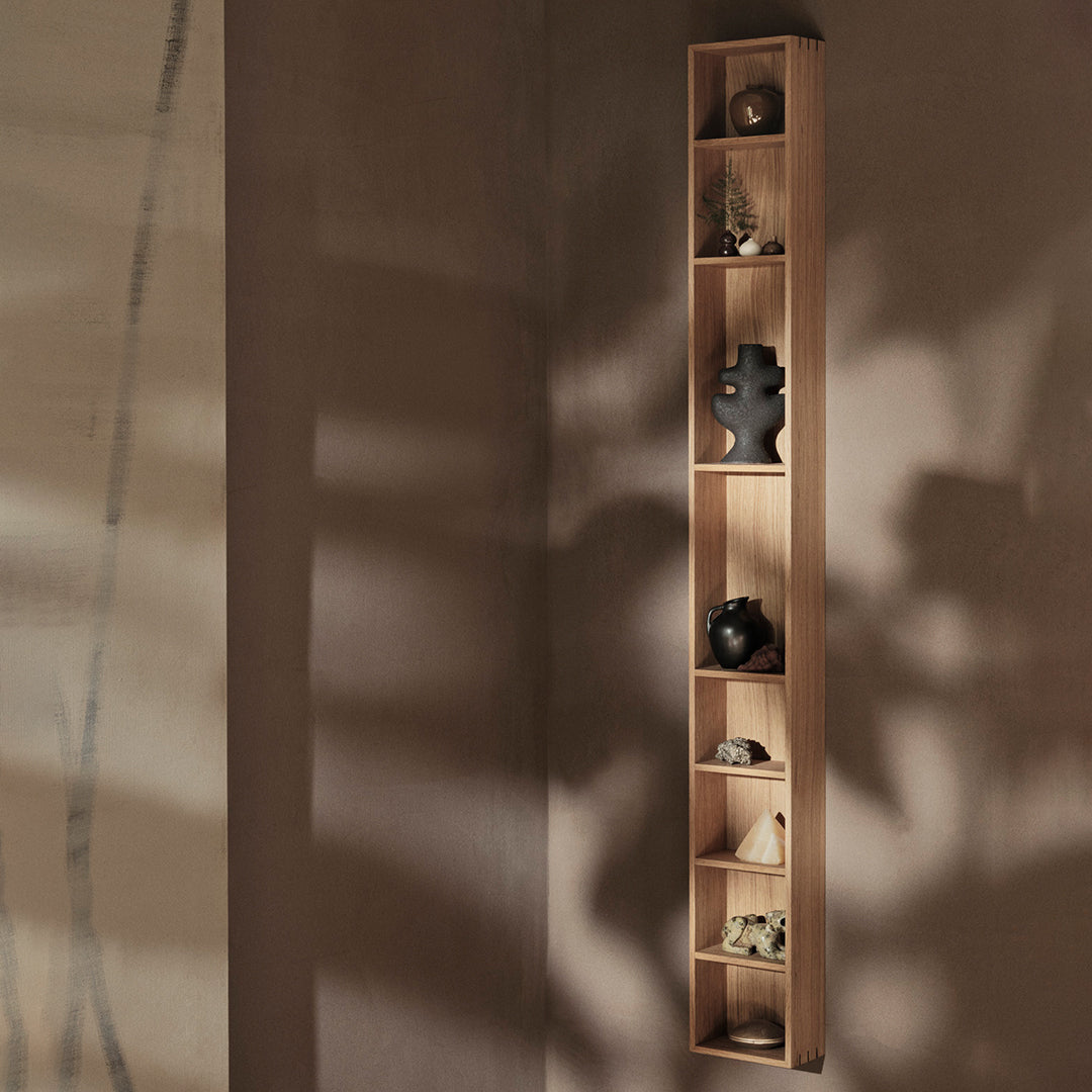 Ferm Living Bon Shelf - Modern Wooden Wall Shelf for Home & Office Decor | Perfect for Living Room, Bedroom, and Kitchen Storage
