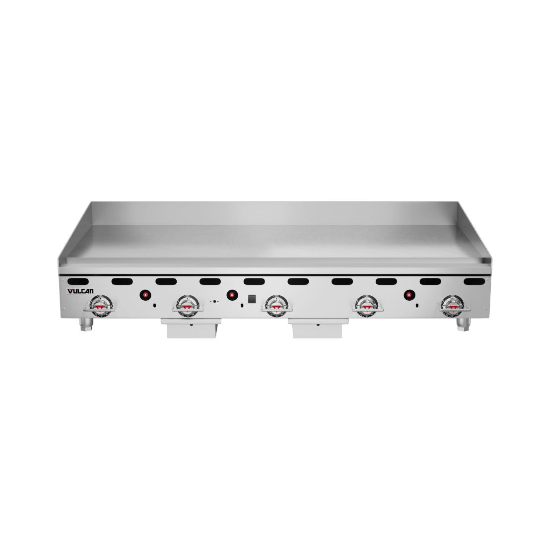 Vulcan 60-Inch Commercial Countertop Griddle with Thermostatic Controls - Natural Gas Powered - Perfect for Restaurants, Diners & Food Trucks