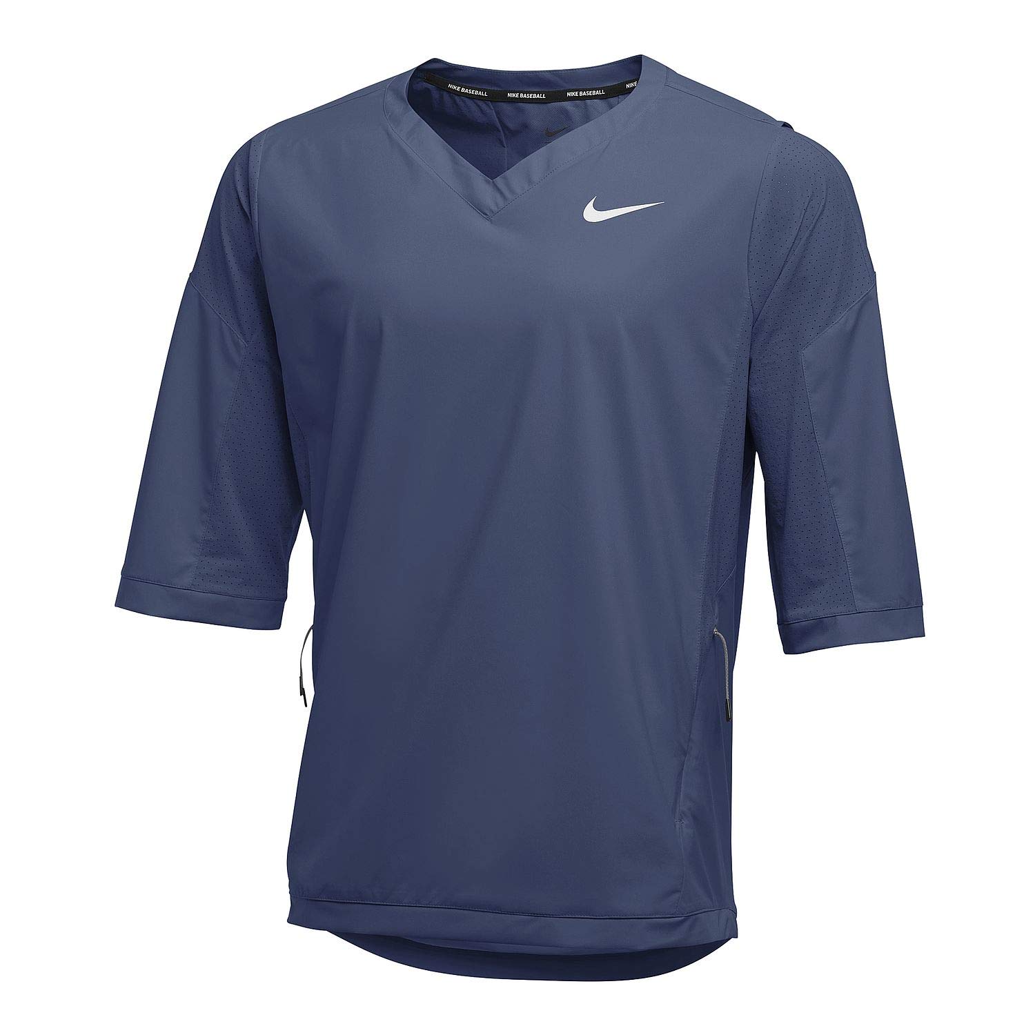 Nike Men's 3/4 Sleeve Baseball Jacket - Lightweight 100% Polyester Athletic Jacket for Running, Training & Outdoor Sports - Perfect for Spring & Fall Weather