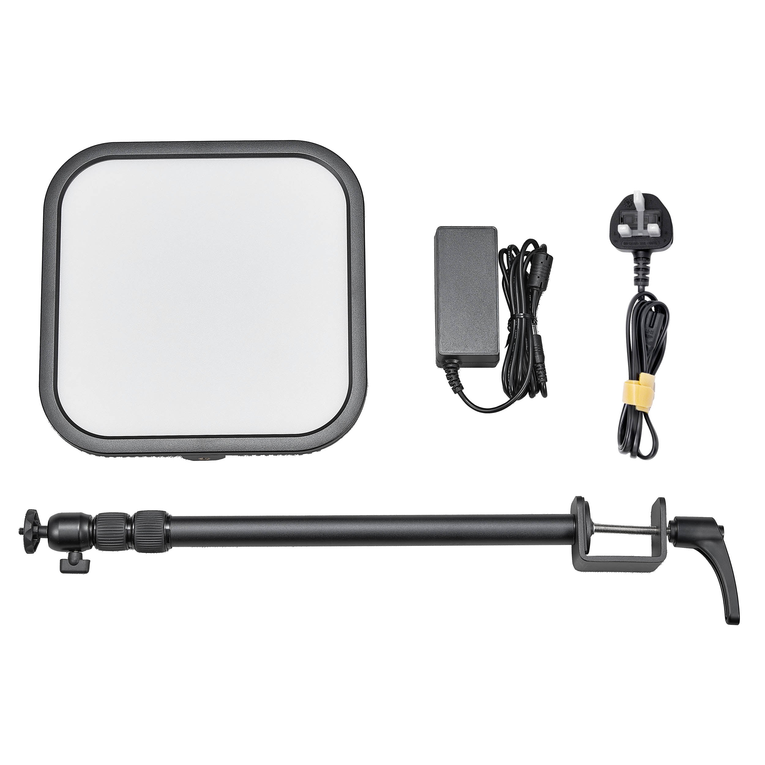 ES30 35W Professional LED Light Panel for E-Sports, Live Streaming & Video Recording - Adjustable C-Clamp Stand Included (Kit 1) - Perfect for Gaming Setups, YouTube Studio & Home Office Lighting