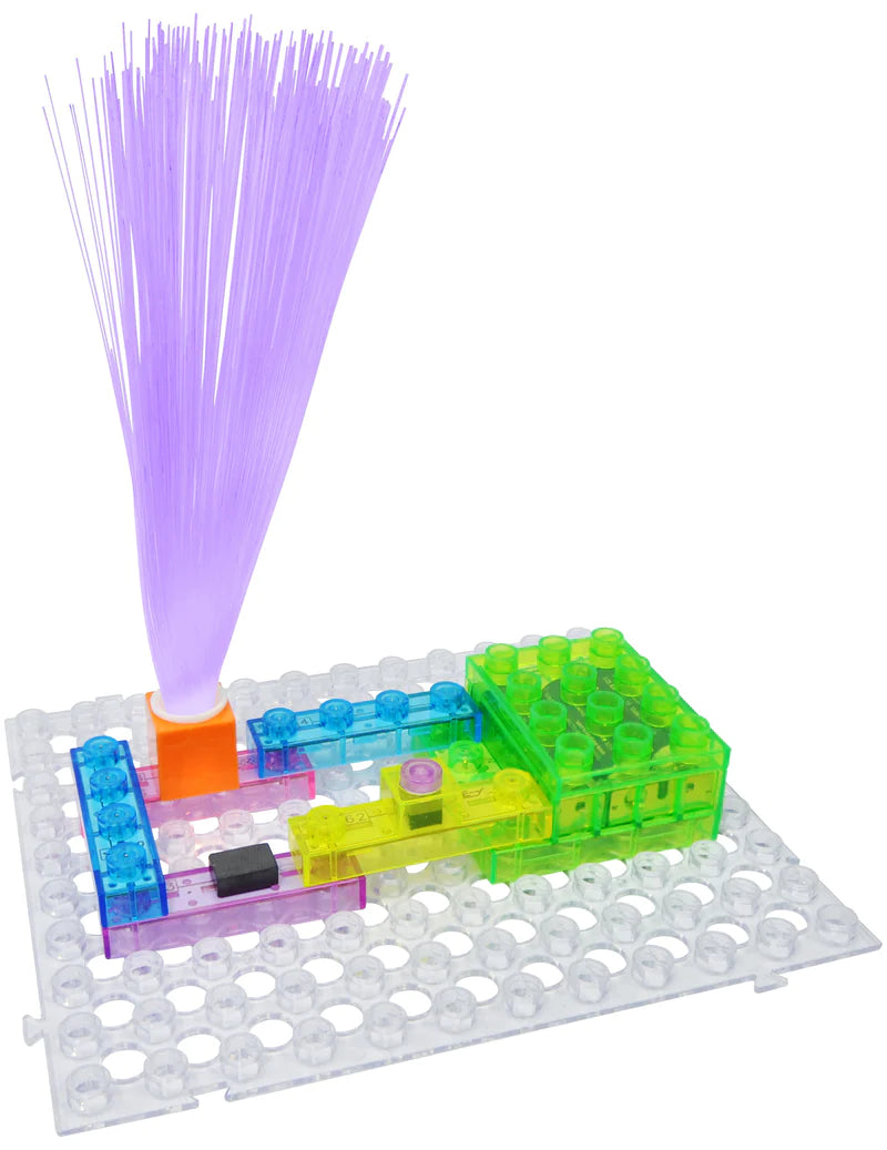 Circuit Blox™ BYO Fan Light Show Kit - 59 STEM Projects for Students | Science Experiments & DIY Electronics for Classroom & Home Learning