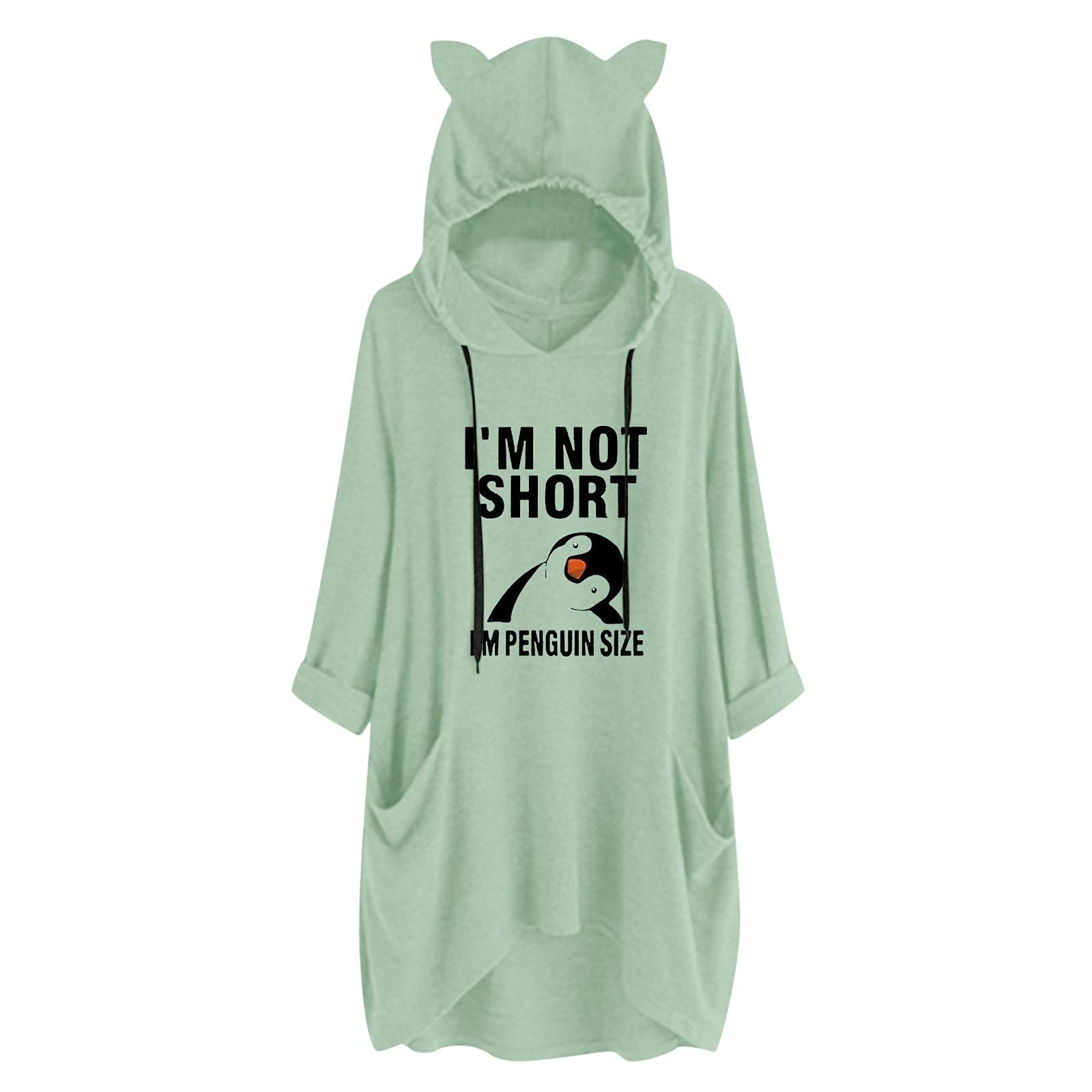 Stylish Women's Hoodies with Unique Designs - Lightweight V-Neck Long Sleeve Sweatshirts & Loose Fit Sweaters - Perfect for Casual Wear, Gym, and Outdoor Activities