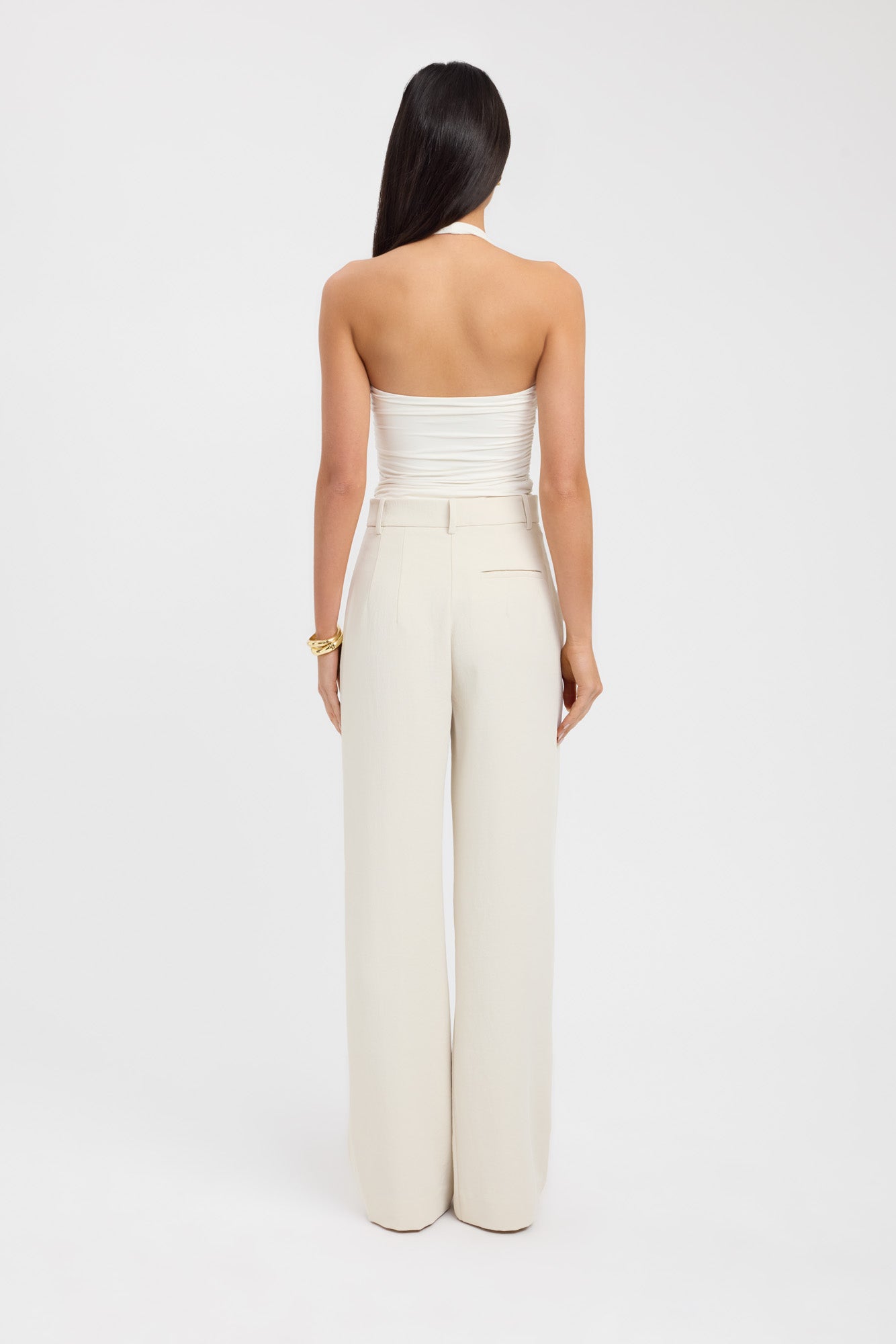 Ariel Straight Leg Pants for Women - High Waist Comfortable Office Trousers - Perfect for Business Casual & Workwear Outfits