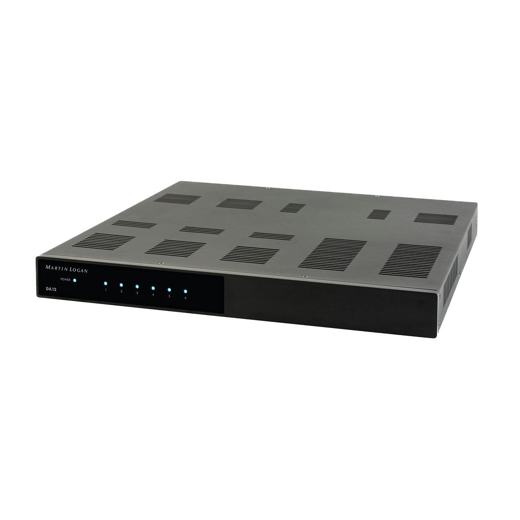 Martin Logan DA12 Multi Room Distribution Amplifier - High-Performance 12-Zone Audio System for Whole Home Music Streaming | Perfect for Home Theater & Multi-Room Entertainment