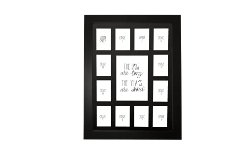 Smooth Black Frame, Black Mat