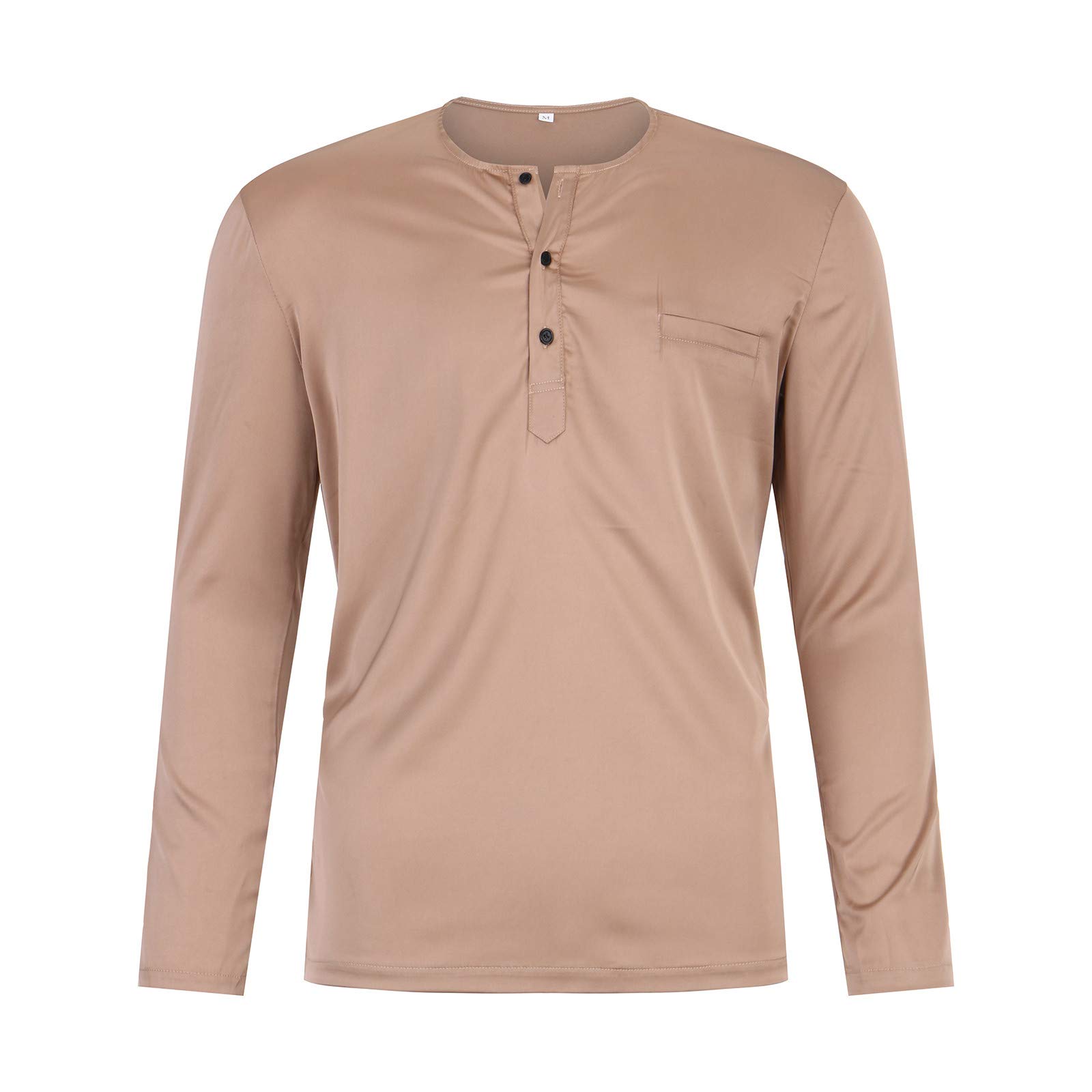 Women's Casual Fashion Slim Long-Sleeve Button-Up Top - Soft Imitation Silk Blouse for Autumn - Perfect for Office Wear, Date Night & Fall Layering