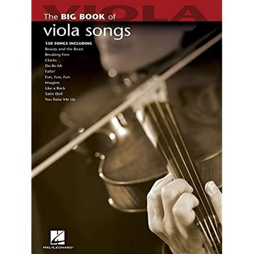 Hal Leonard Big Book of Viola Songs - Comprehensive Collection for Viola Players | Perfect for Practice, Performances & Music Lessons