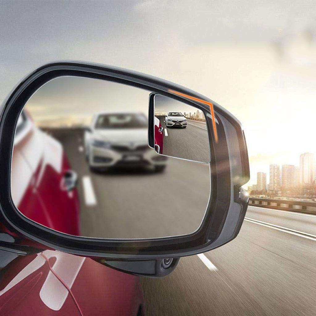 Rhombus Blind Spot Mirror - Rimless Adjustable HD Wide-Angle Rearview Mirror for Cars, SUVs & Trucks | Enhanced Safety for Lane Changing & Parking