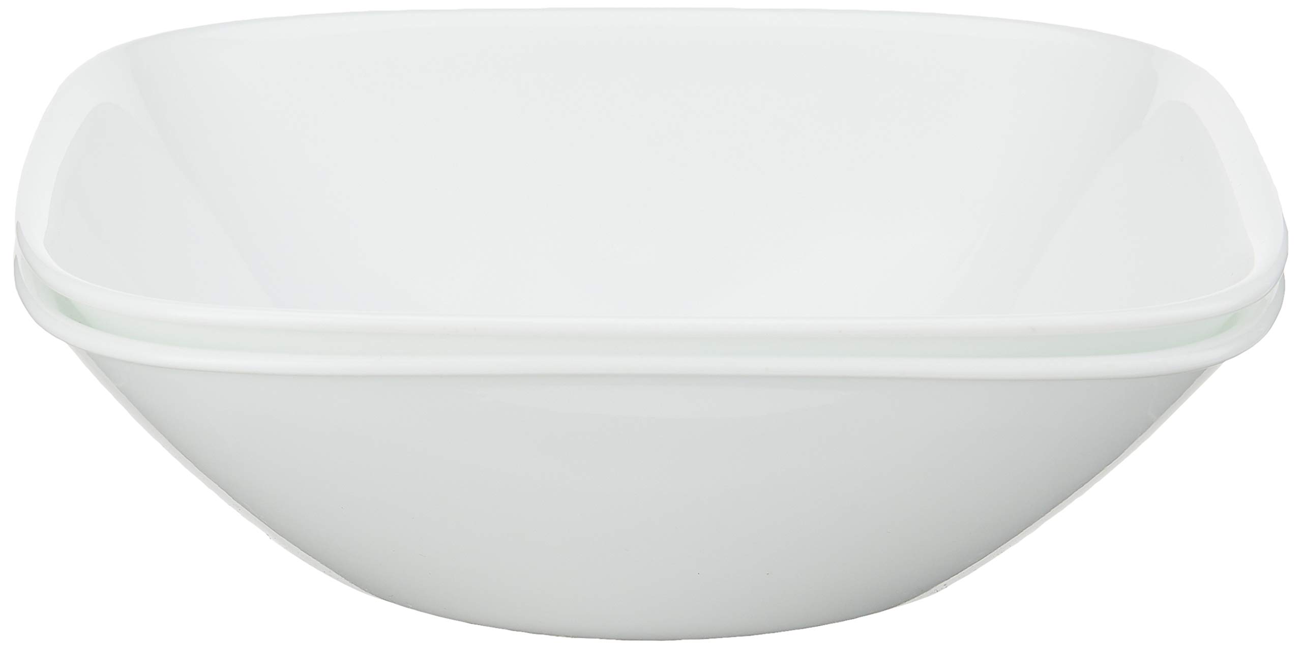 Corelle 18-Piece Dinnerware Set for 6 - Chip Resistant Square Pure White Plates, Bowls & Mugs - Includes 2-Piece 1-Quart Serving Bowls - Perfect for Everyday Use, Family Dinners & Entertaining Guests