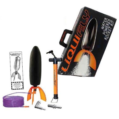 Liquifly Water Powered Bottle Rocket Launcher Kit - STEM Outdoor Toy for Kids - Fun Science Experiment & Backyard Activity for Summer Games and Birthday Parties
