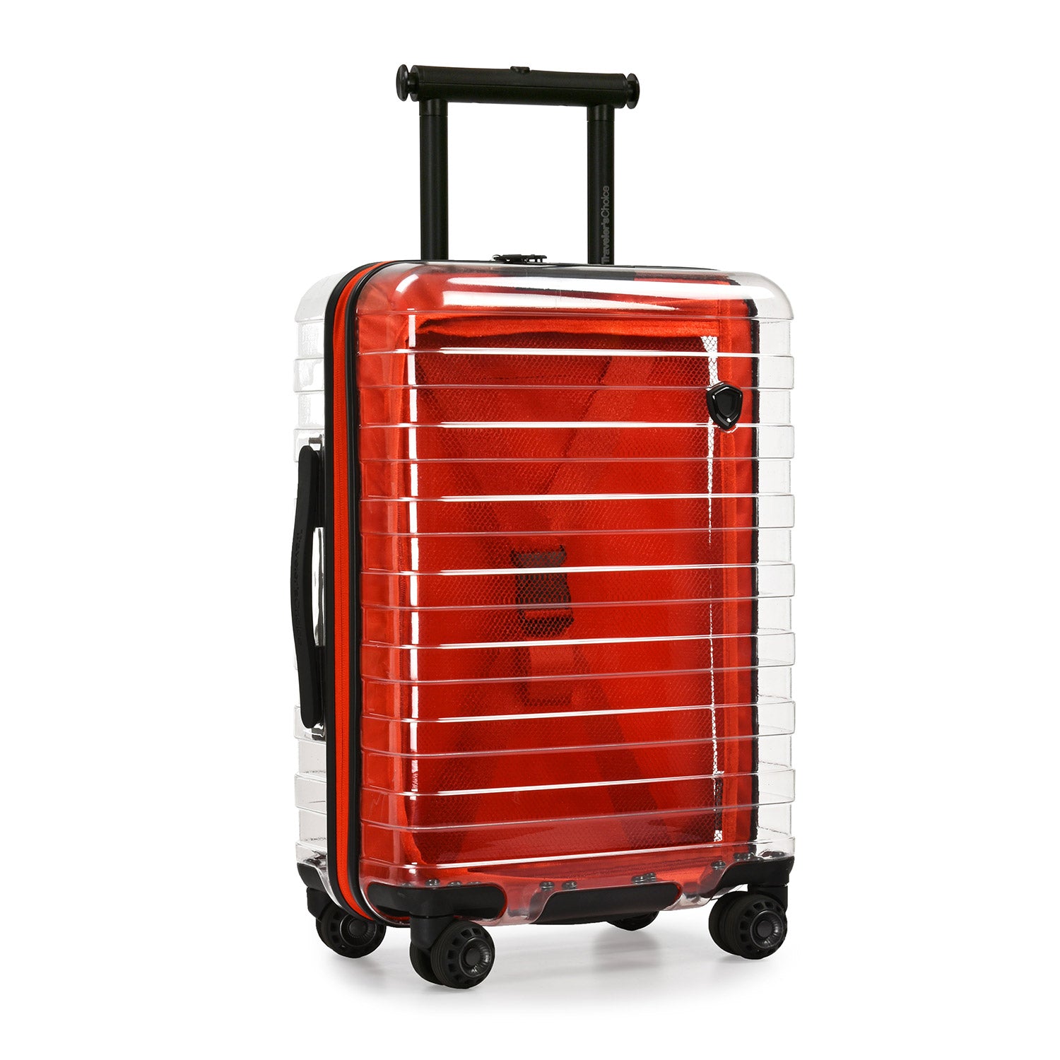 Millennial II Clear Transparent Carry On Luggage - Lightweight Durable Suitcase for Travel, Business Trips & Weekend Getaways