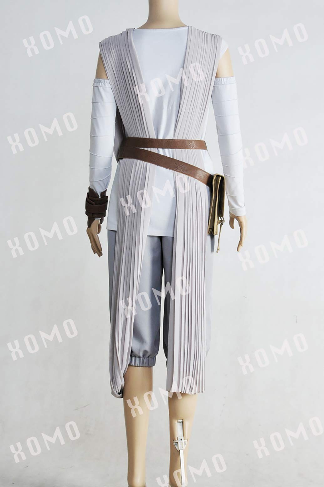 XOMO Rey Cosplay Costume Suit Outfit Uniform - Premium Star Wars Rey Costume for Halloween, Cosplay Events & Themed Parties