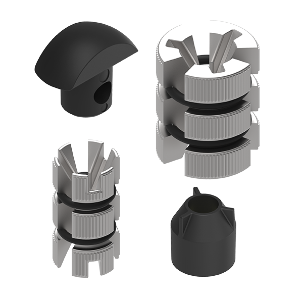 Replacement Fork Stem Mount Spacer Set - Bike Suspension Upgrade Kit for MTB, Road & Hybrid Bicycles - Perfect for Cycling Maintenance & Repair