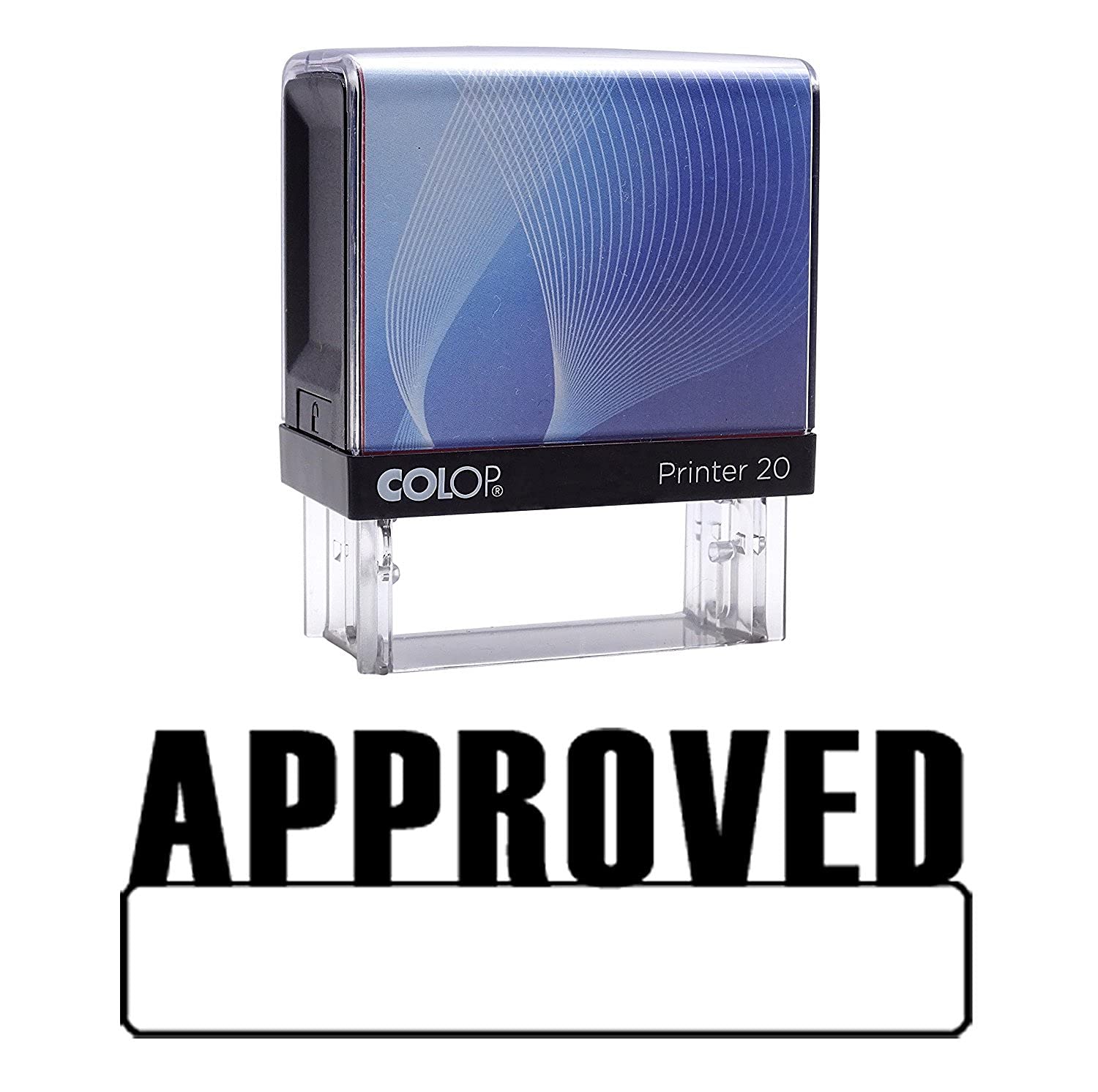 Custom Self-Inking Rubber Stamp with Black Ink - Personalized Office Stamp for Documents, Letters & Contracts | Colop Approved for Professional Use
