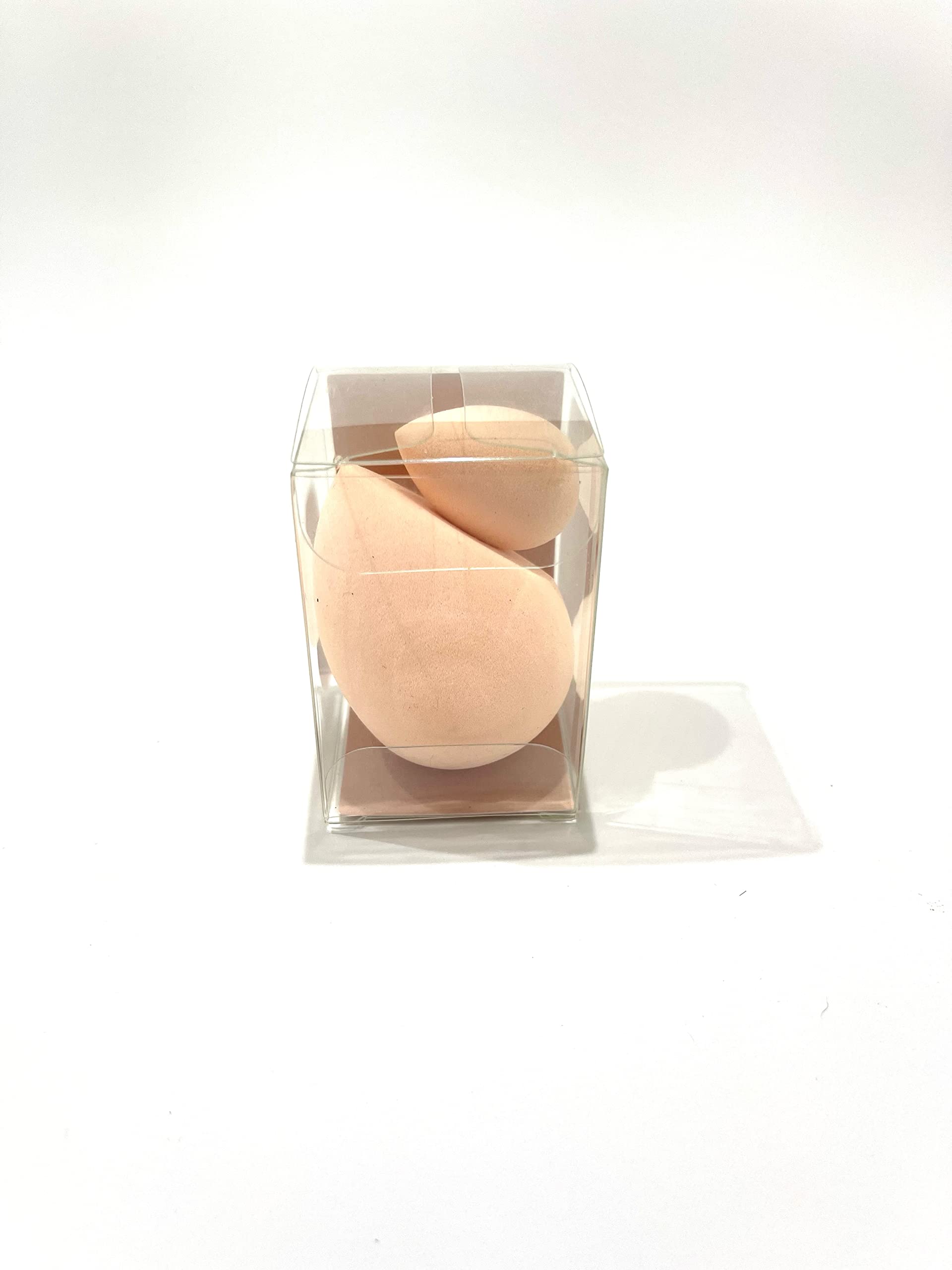 2-Piece Big & Mini Beauty Sponge Set - Soft Makeup Blender for Flawless Foundation & Concealer Application - Perfect for Travel & Everyday Makeup (2 Count)