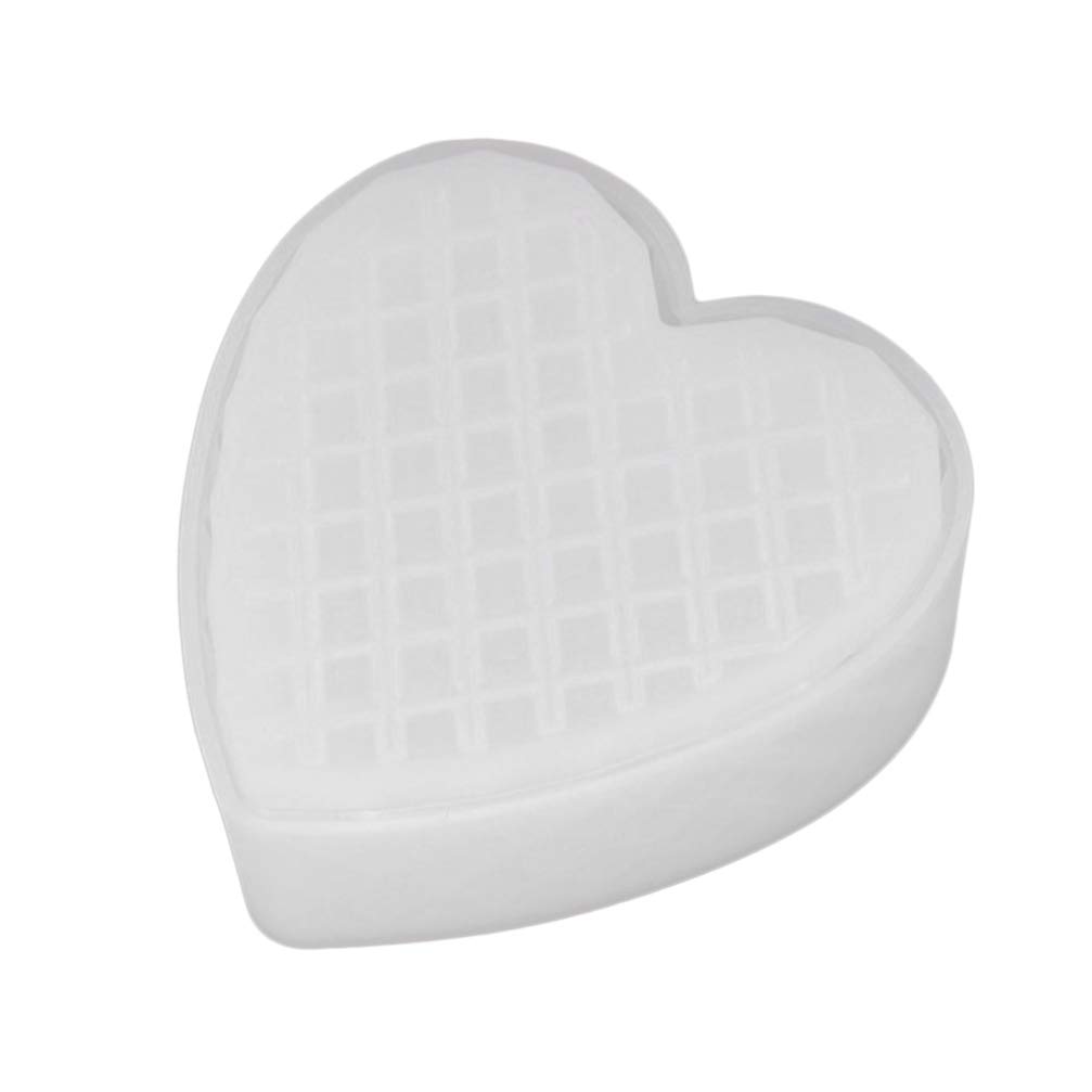 Heart Shaped Silicone Gel Molds for DIY Soap Making, Jewelry Storage, Epoxy Resin Crafts - 1 Piece - Perfect for Bathroom Organizers, Handmade Gifts & Craft Projects