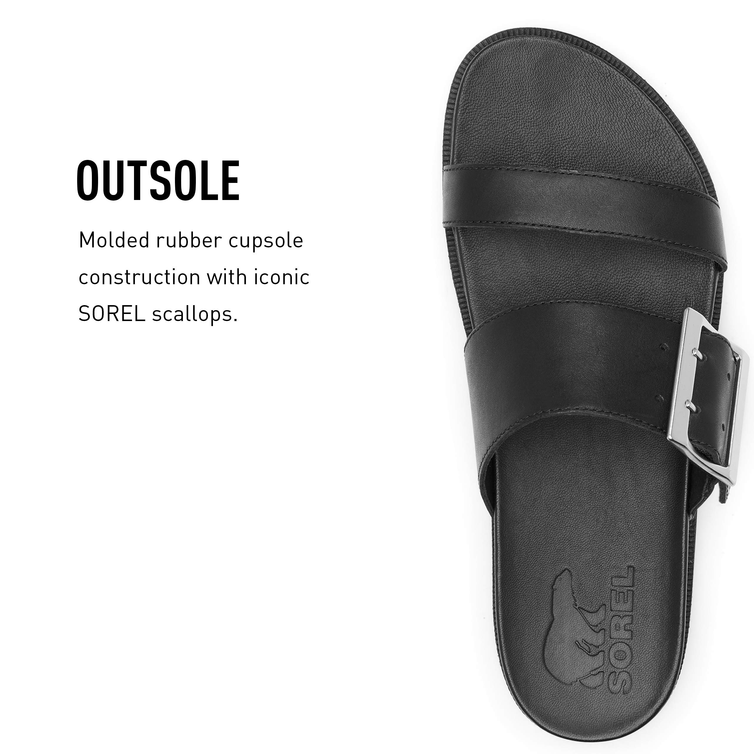 Sorel Women's Roaming Slide Sandals - Comfortable Summer Slides for Women, Waterproof Outdoor Sandals with Arch Support - Perfect for Beach, Pool, and Casual Wear