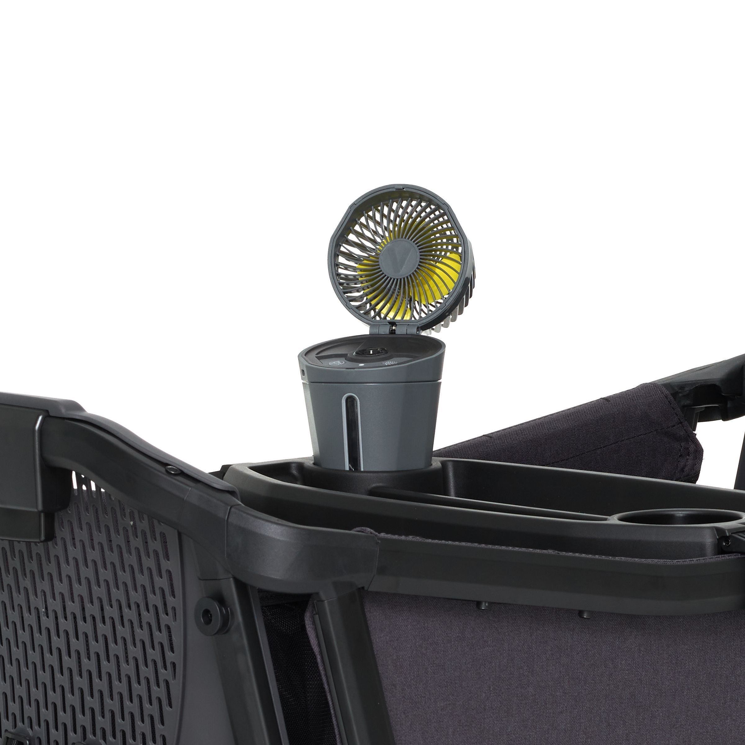 Veer Portable Misting Fan with Adjustable Speed - Outdoor Cooling Fan for Patio, Pool, Camping & Backyard | USB Rechargeable Battery Operated