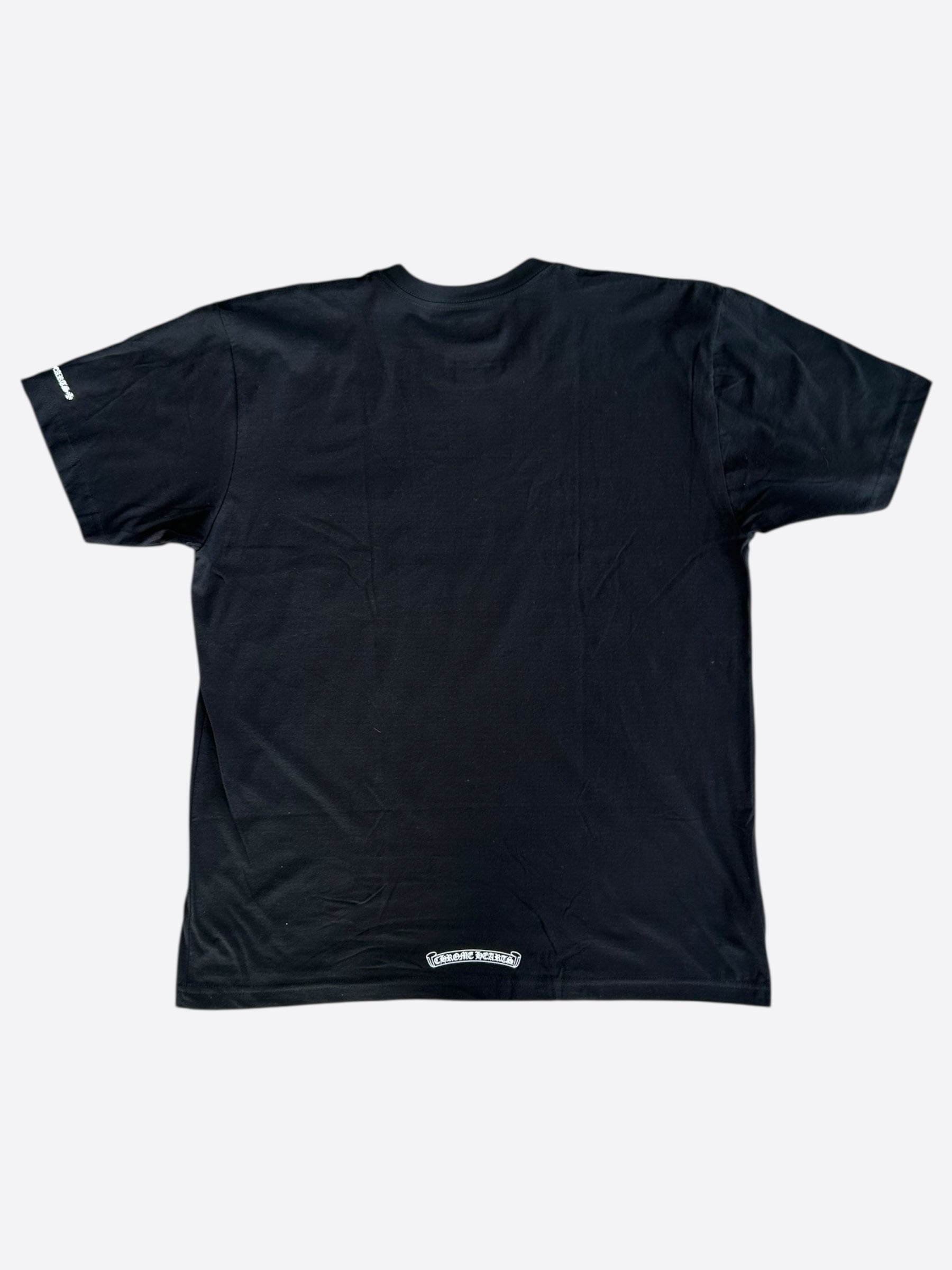 Chrome Hearts Black & White Logo T-Shirt - Stylish Graphic Tee for Men & Women | Perfect for Casual Wear, Street Fashion & Everyday Outfits