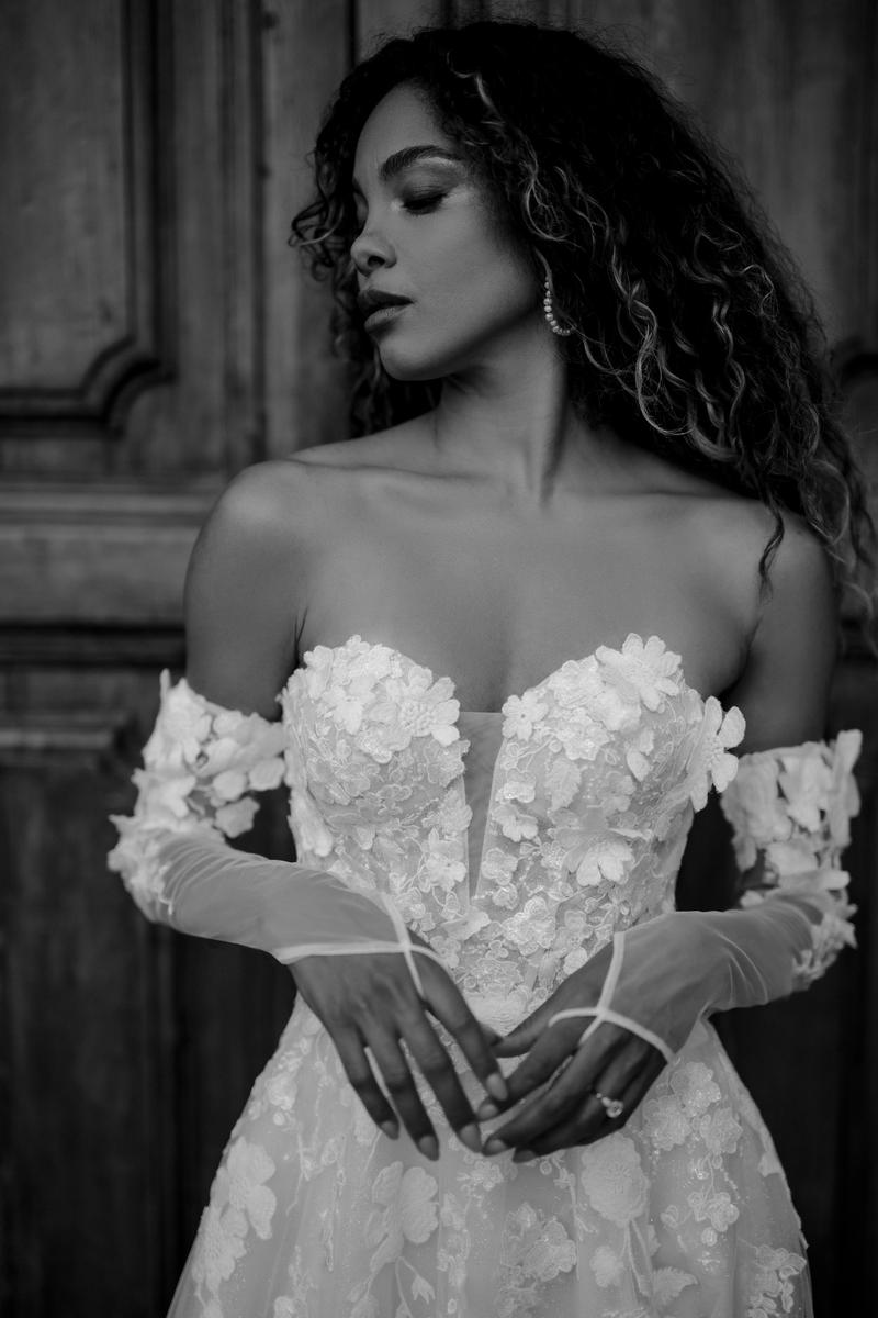 Allure Bridals Abella Jouri Wedding Gown E304 - Elegant Bridal Dress for Church Ceremonies & Formal Receptions